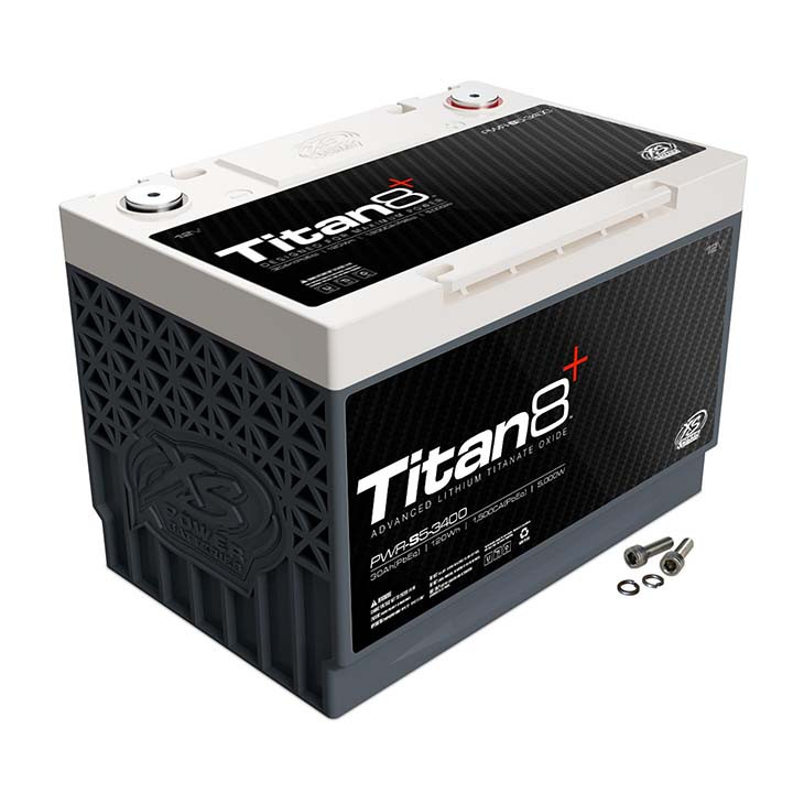 XS Power Titan 8 Lithium Battery 30AH 1500 CA 5000 W - PWR-S5-3400