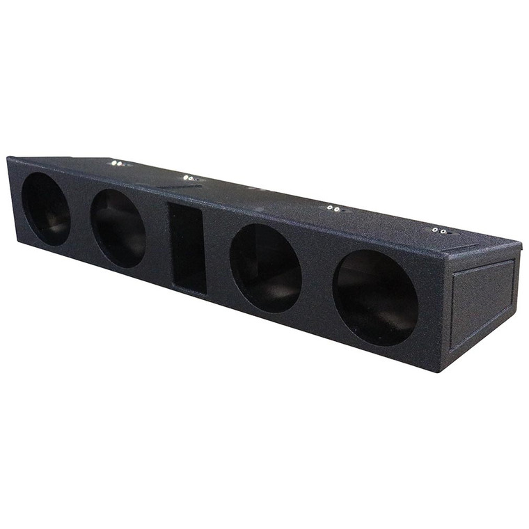 QPower QBOMB Ford F-Series Super Crew '09-'26 Quad 8" Empty Woofer Enclosure - QBFORDFF09408