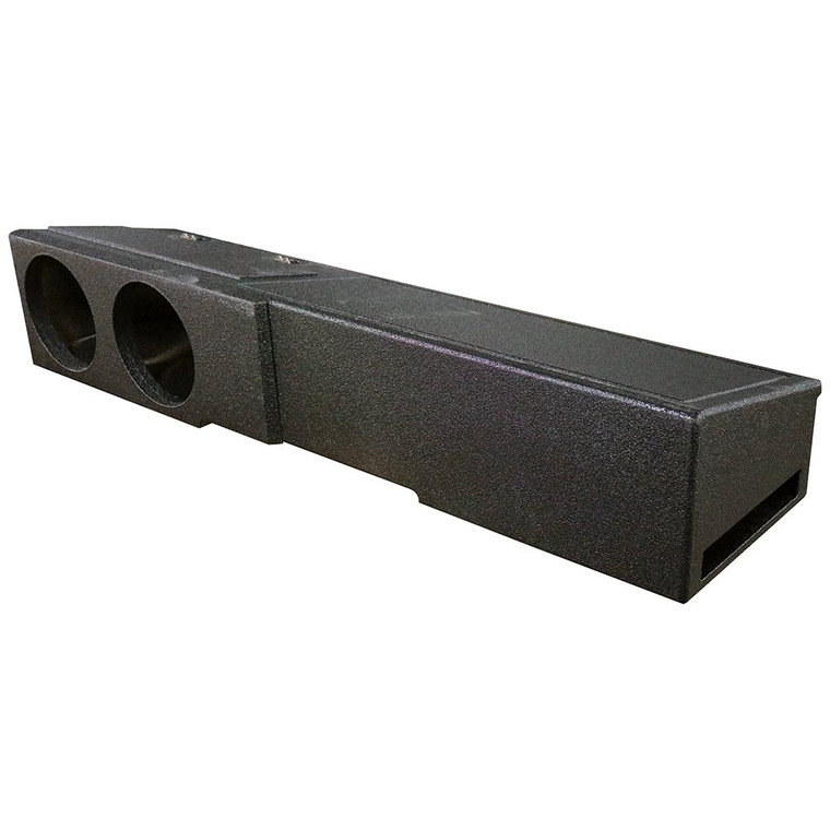 QPower "QBOMB" Chevy/GMC Crew Cab '07-'24 Dual 8" Ported Woofer Box - QBGMCFF07208