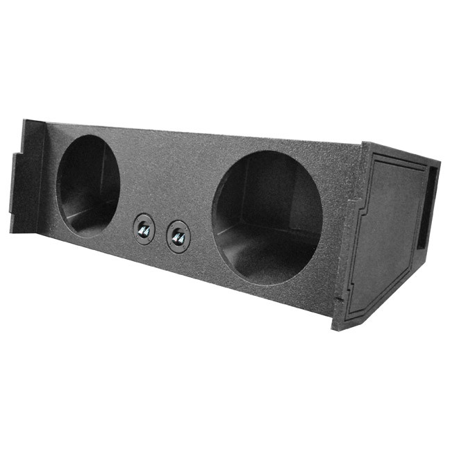 QPower "QBOMB" Dual 12" Vented Empty Woofer Box - All Full Size SUV - QBSUV12V