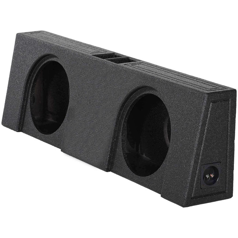 Qpower QBOMB Dual 12" Vented Empty Box Behind Seat Mount - QBTRUCK212 VENTED