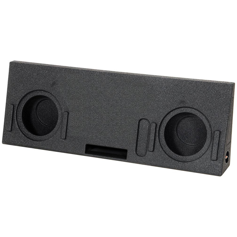 QPower "QBOMB" Toyota Tundra Crew Max Cab '14 -'21 Dual 10" Vented Woofer Enclosure - QBTUNDRA14210