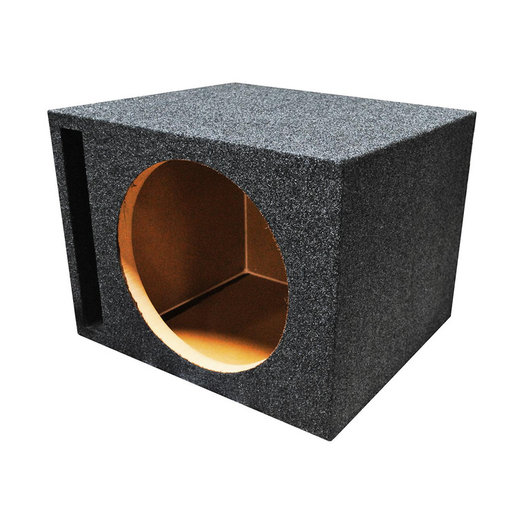 Single 12" Slot Ported Vented Heavy Duty Empty Woofer Enclosure - HD112VENTED