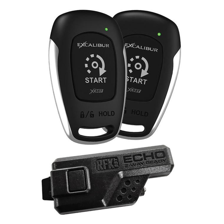 Excalibur 1 Button 1-Way Remote Kit for Excalibur Omegalink and Fortin Remote Starters - RFK-12-SST