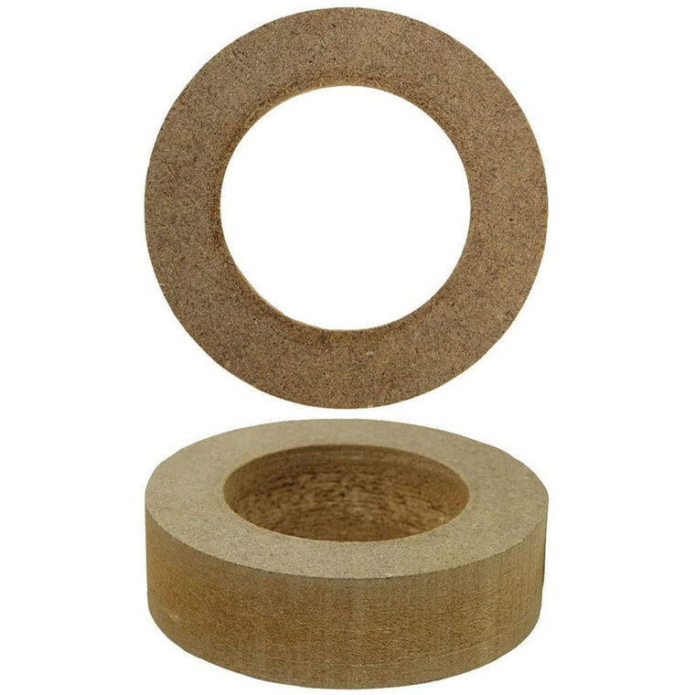 Nippon MDF Speaker Ring: 3-1/2" x 3/4" Extension (pair) - RING35R