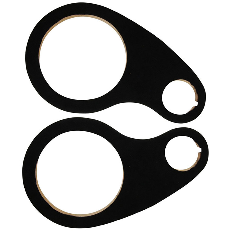 Installation Solution 8" Speaker + 2-7/8" Tweeter Carpeted - 3/4" Extension (pair) - RING8CTW