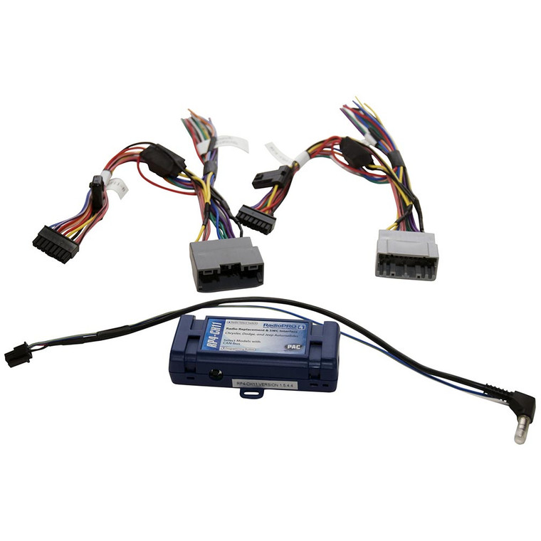 PAC Radio Replacement Interface for 04-18 Chrysler/Dodge/Jeep Vehicles with CAN bus - RP4-CH21
