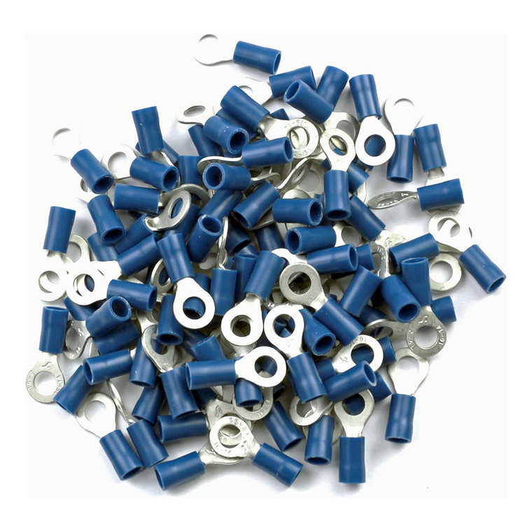 XScorpion Ring Terminal 14/16ga. #10 - Blue (100 pack) - RTT10B