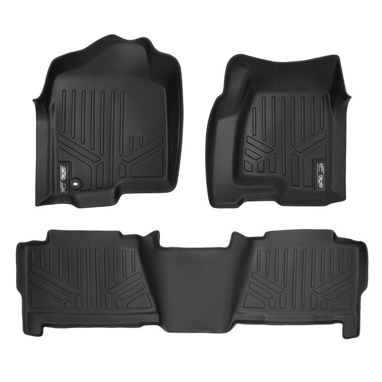 Smartliner Floor Liners Front/2nd Row '01-'07 Silverado/Sierra and '02-'06 Escalade/Suburban/Yukon X - SA0178/B0178