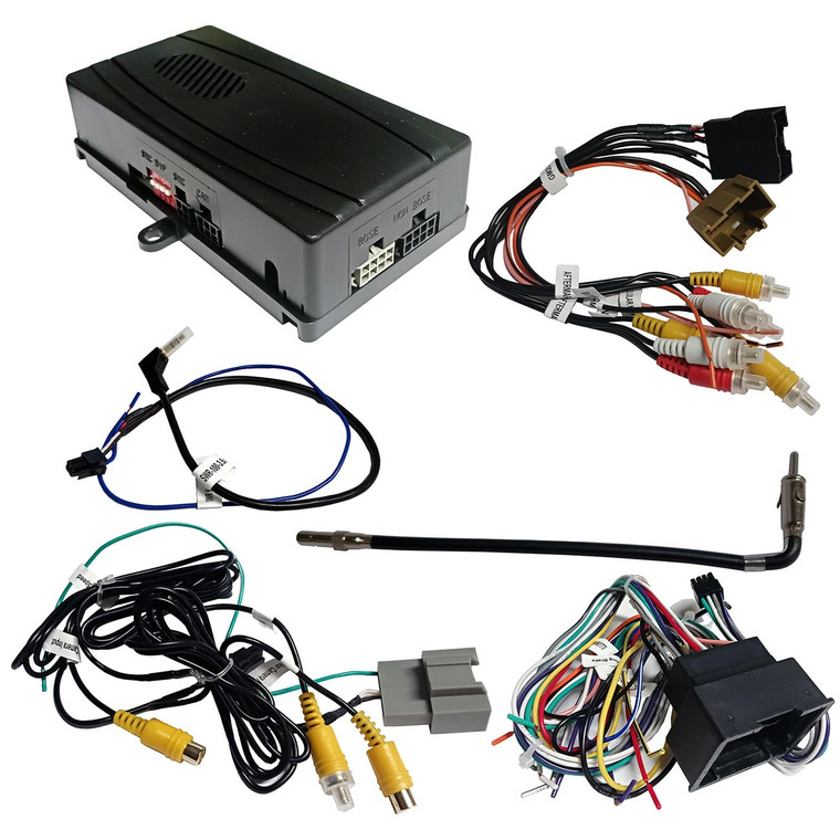 OnStar Radio Replacement Interface with SWC Retention & Video Switcher for Select '12-'14 GM LAN-29 - SOOGM-16W
