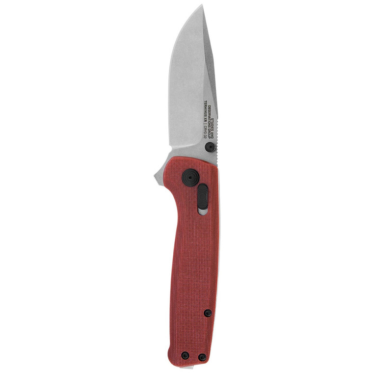 SOG TERMINUS XR G10 2.95" Folding Pocket Knife (Crimson) - Presentation Box - TM1023-BX