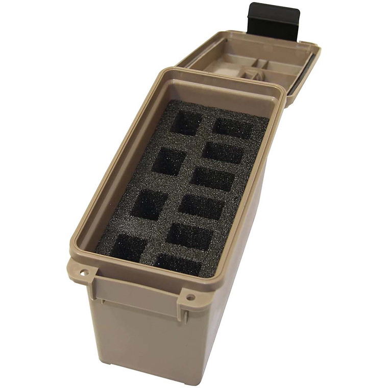 MTM Tactical Mag Can -for 10 Double Stacked Handgun Mags Dark Earth - TMCHG