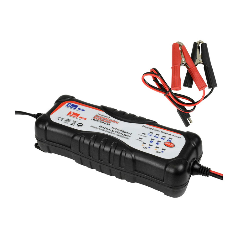 Installation Solution Intelligent Battery Charger - 12V & 24V Output - TRBM-1224-6A