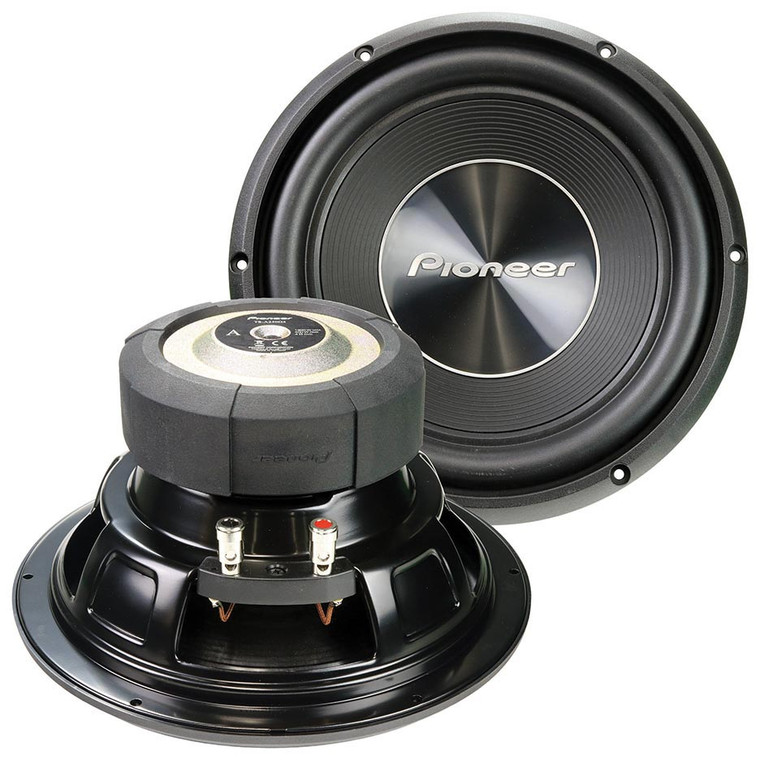 Pioneer 10" Dual 4ohm Subwoofer - 1300 Watts Max - 4 Ohm DVC - TS-A250D4