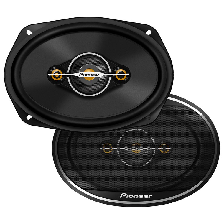 Pioneer 6x9" 4-Way Full Range Speakers (Shallow Mount) - 600 Watts Max / 100 RMS (Pair) - TS-A6971F
