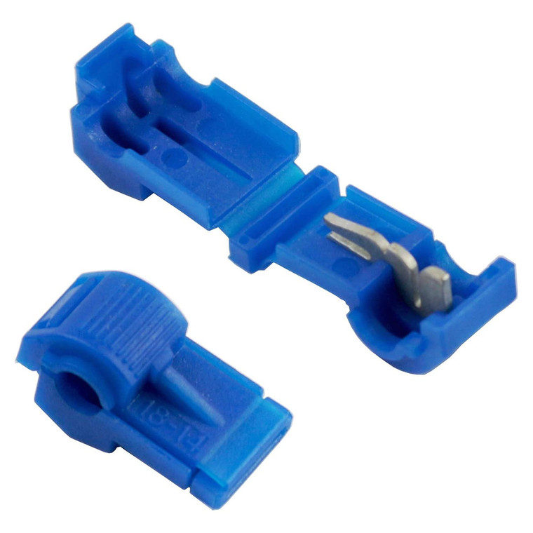 XScorpion T-Tap Connectors 14/16ga. - Blue (50 pack) - TT1614B