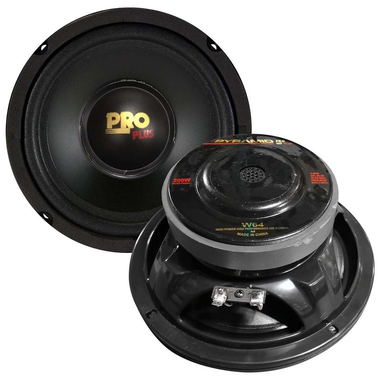 Pyramid 6.5" Midrange Speaker 100W RMS/200W Max 4 Ohm - W64