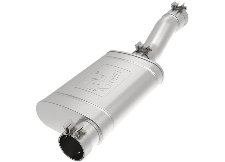 aFe Power - 19c Gm 1500 Apollo Gt Series 409 Stainless Steel Muffler Upgrade Pipe - 49C44121