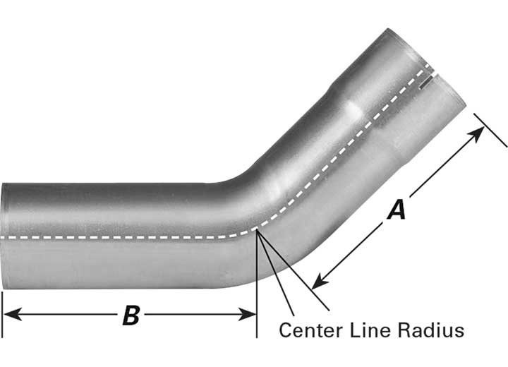 AP Exhaust - Exhaust Elbow  45 Degree 3in Dia. Idod 7in 7in Lgth 6in Clr Aluminized - 10313