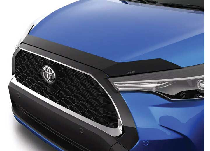 Auto Ventshade - 22c Corolla Aeroskin Impact Resistant Hood Bug Shieldsmoke - 322217