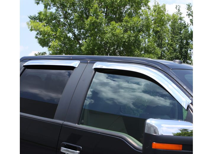 Auto Ventshade - 15c Edge Ventvisor Chrome 4pc - 684930