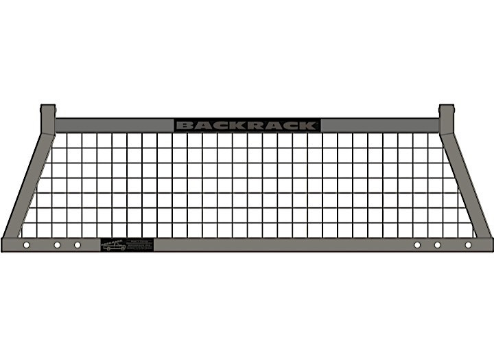 Backrack - Utility Body Safety Rack Frame Only 65.50in X 18in (hdw Kit Req) - 10560