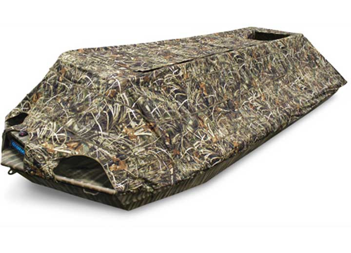 Beavertail Boats and Decoys - 1800 Boat Blind Karma Wetland (fits 17ft  18ft Boats Up To 86in Beam) - 401338