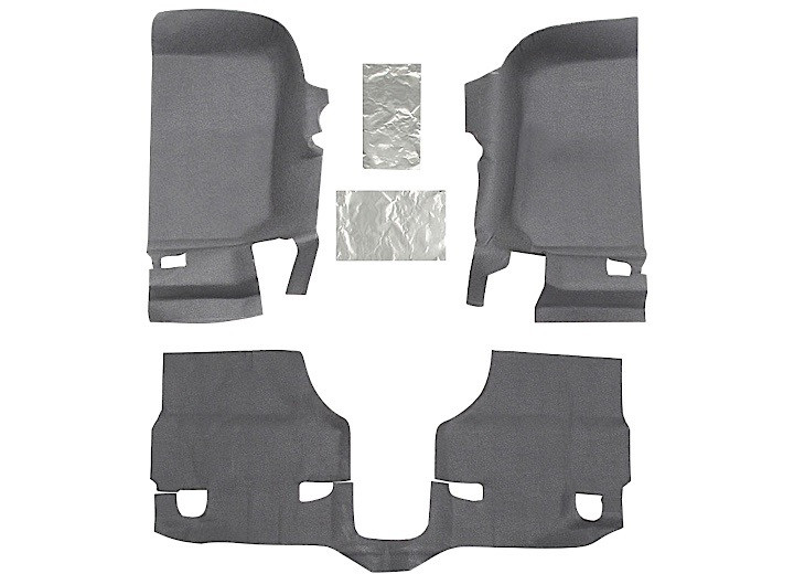 BedRug - 9706 Wrangler Tj Front 3pc Floor Kit (w/o Center Console) Includes Heat Shields Bedtred - BTTJ97FNC
