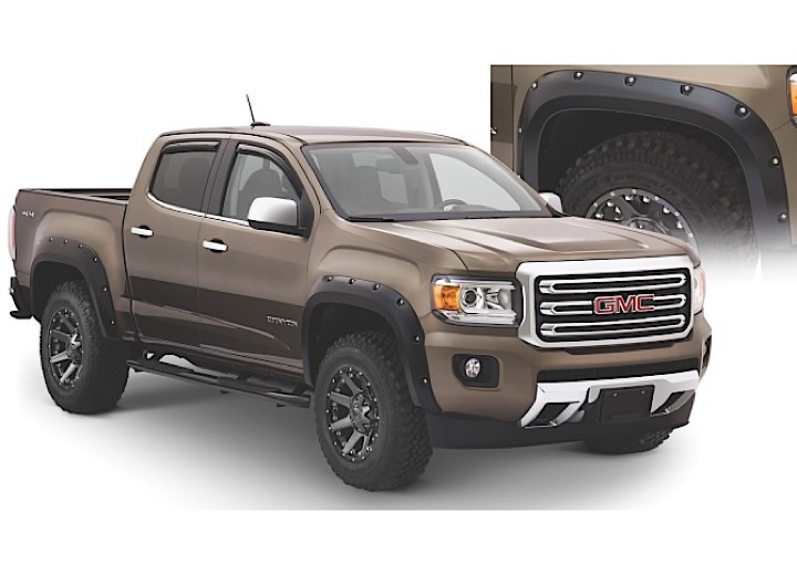 Bushwacker - 1520 Canyon/colorado(excl Zr2) Crew Cab Sb(5ft Bed) Pocket Style Fender Flares - 40971-02