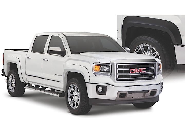 Bushwacker - 1618 Sierra 1500 Extendafender Flare  Set Of 4  Oe Matte Black - 40975-02