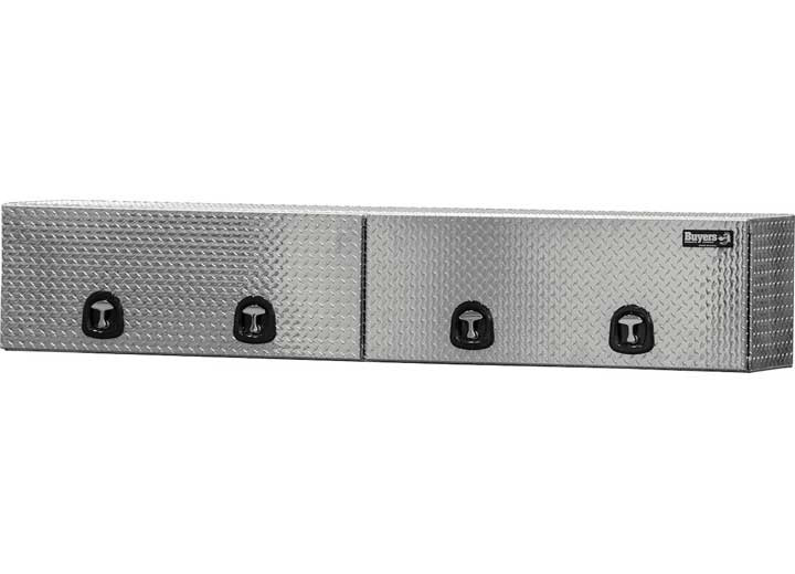 Buyers - 16x13x96in Dia Tread Alum Topsider Truck Box W/flipup Doors - 1701361