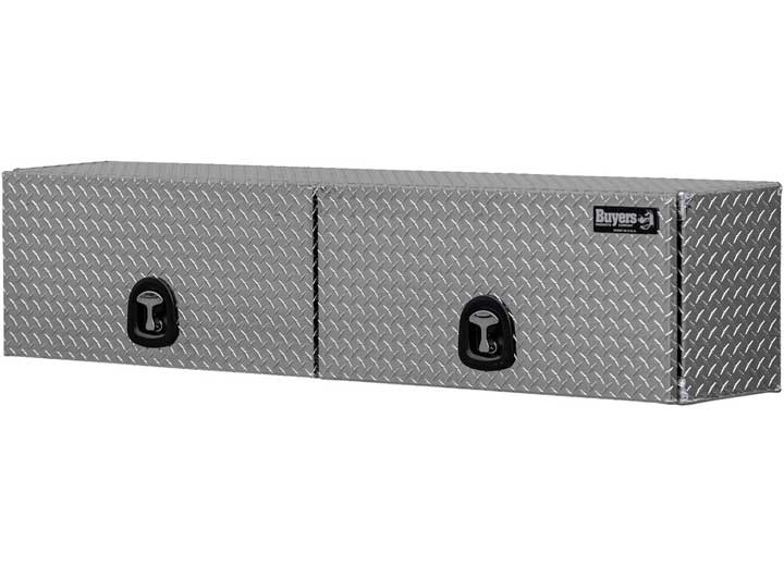 Buyers - 18x16x72in Dia Tread Alum Topsider Truck Box W/flipup Doors - 1701363