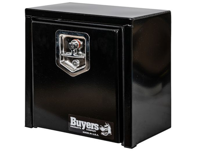 Buyers - 15x10x15 Inch Black Steel Underbody Truck Box With Thandle - 1703310