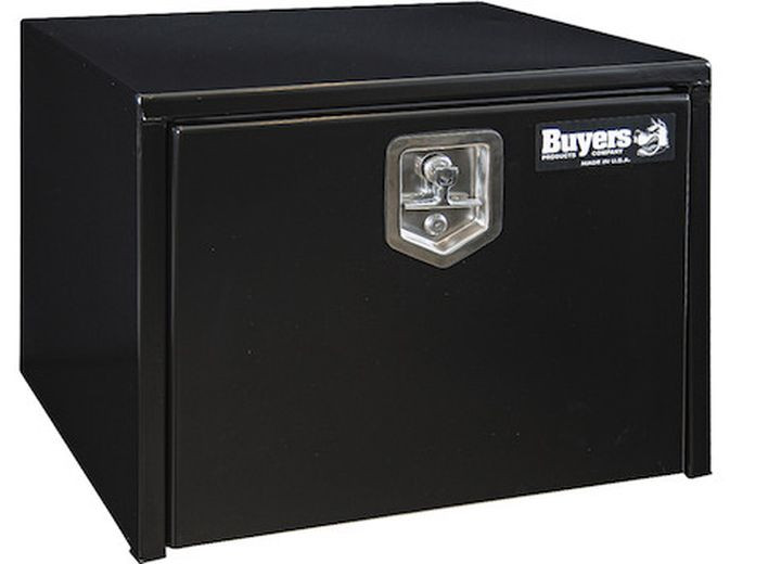 Buyers - 15x13x24 Inch Black Steel Underbody Truck Box With Thandle - 1703322