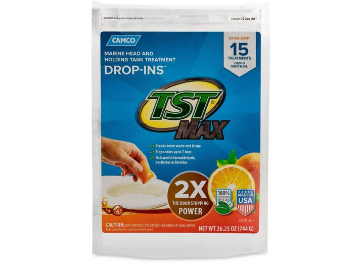 Camco - Tst Marine Premium Dropins 15/bag - 41355