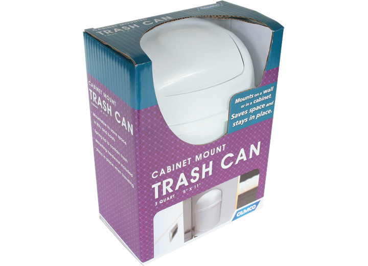 Camco - Wall Mount Trash Can - 43961