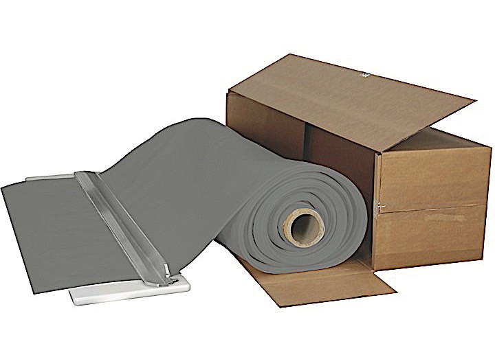 Carefree of Colorado - Cuttofit Replacement Slideout Heavyduty No Fray Vinyl Fabric 1200in Gray - IS000C