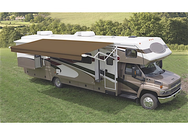 Carefree of Colorado - Cuttofit Patio Vinyl Fabric 24ft 2in Wood - JG254G4G-MP