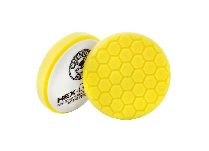 Chemical Guys - 6.5  Hexlogic Pad Yellow Cutting/compounding Pad Chemical Guys Premium Pads - BUFX_101HEX6
