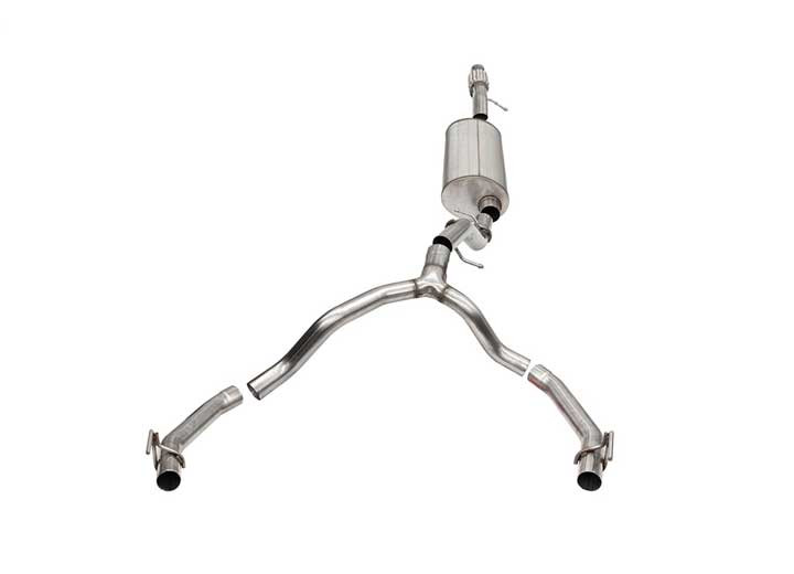 Corsa Exhaust - 21c Escalade 3.50 In To 2.75 In Dual Rear Exit Catback Exhaust System - 21131
