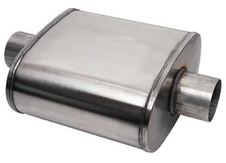 Corsa Exhaust - Pro Series Muffler 3.0 In Id/od C/c Weld On Weld On 16.00 In Oal 304ss - CP30CTR
