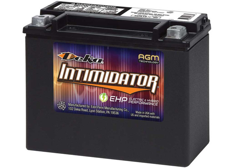 Deka Batteries - Intimidator Agm 12v Auxiliary Battery 300 Cca W/ Top Posts - AUX18L