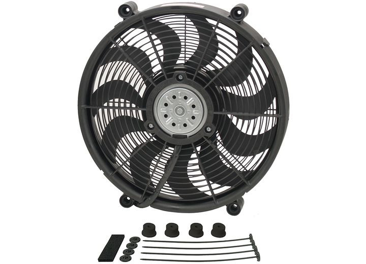 Derale - 17in High Output Pusher/dropin Electric Fan - 16917