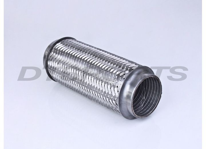 Different Trends - 2in X 8in Double Braided Staunless Steel Flexible Pipies  2.00in Id /  Od - DTF-2008BI