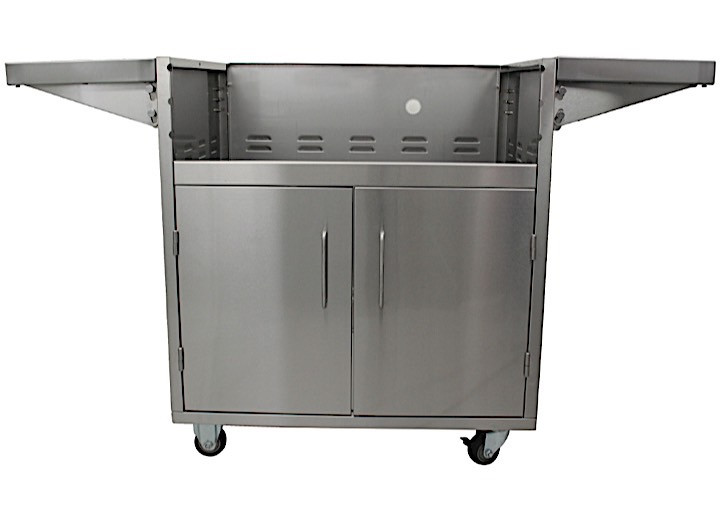Dragon Fire Grills - 32in Portable Stainless Steel Grill Cart - DF32SSCB