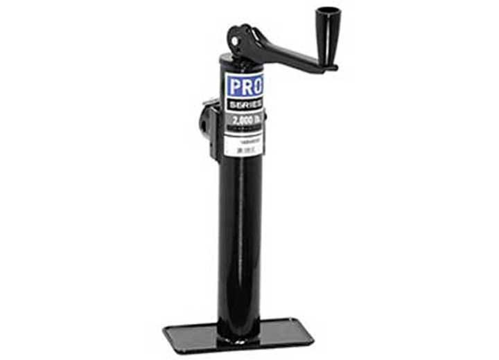 Draw-Tite - Round Trailer Jack 2k Weldon Topwind - 1400400303
