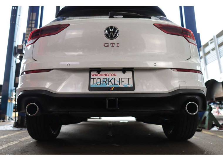 EcoHitch - 22c Golf R/gti Stainless Steel Trailer Hitch Stealth Design 2in Black - X6010S