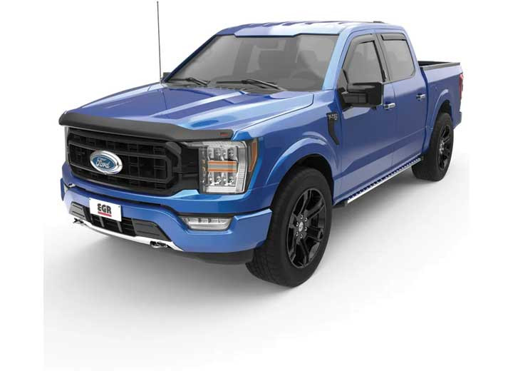 EGR - 2125 F150 Dark Smoke Finish Superguard Hood Guard - 303581
