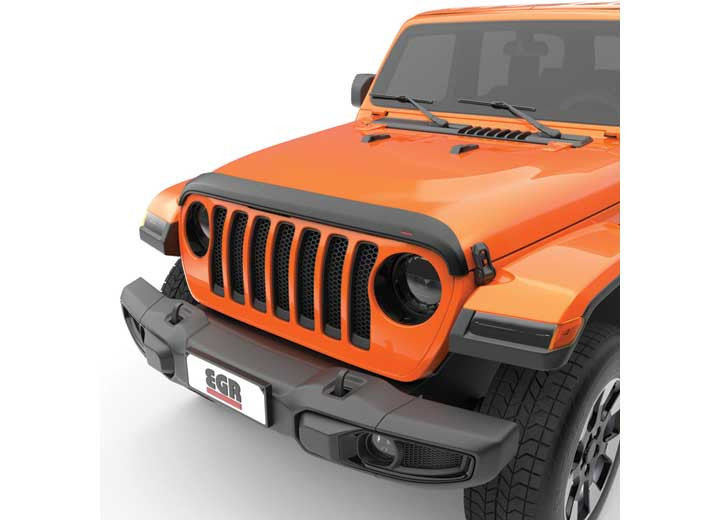 EGR - 1825 Wrangler/20c Gladiator Matte Finish Superguard Hood Guard - 305255