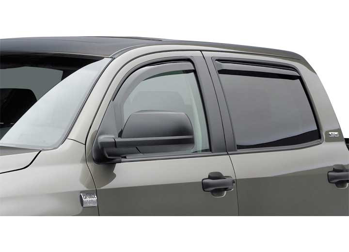 EGR - 0924 Ram 1500 Quad Cab 4pc Dark Smoke Inchannel Window Visors - 572651
